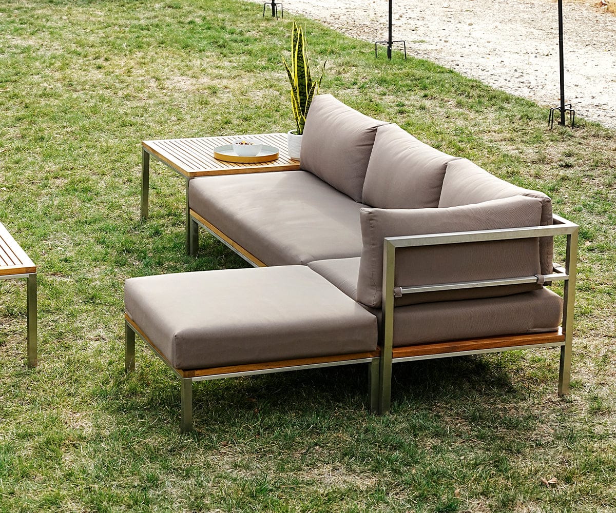 Farino Outdoor Armless Sofa - Image 3